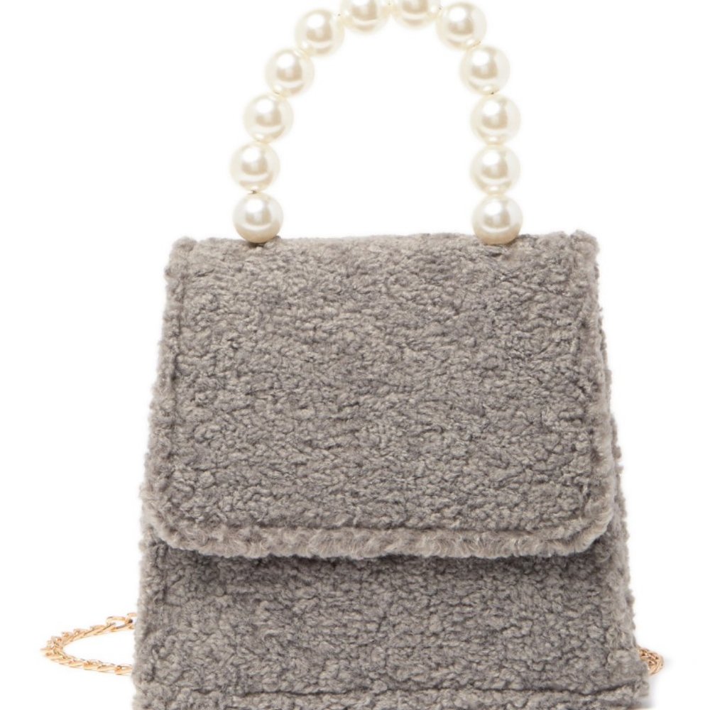 NWOT Pink Haley Jocelyn Teddy Cross Clutch Purse